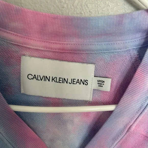 Calvin Klein Jeans Women’s Tie Dye Crewneck - Picture 2 of 6